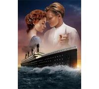 Jigsaw Puzzle 1000 Pieces Pink Titanic'S Love Film Posters for Fun Adult Puzzle Toy 70x50cm