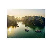 Jigsaw Puzzle, 1000 Pièces Puzzles pour Adultes Puzzles，Baie d’Ha Long, Vietnam, Asie du Sud-Est, site du Patrimoine Mondial de l’UNESCO，Puzzle Éducatif Jouet pour Enfant（38x26cm）-P77