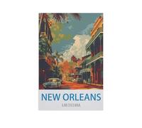 Jigsaw Puzzle, 1000 Pièces Puzzles pour Adultes Puzzles,New Orleans, Louisiane,Puzzle Éducatif Jouet pour Enfant(38x26cm)-GB49