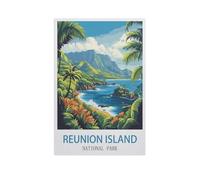 Jigsaw Puzzle 1000 Pieces，Reunion Island National Park，Paper Children Toys Decompression Game（26x38cm）-FX59