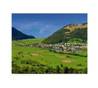 Jigsaw Puzzle 1000 Pièces，Vallée de Vinschgau - Le côté ensoleillé du Tyrol du Sud，Jeu Décontracté Amusant Cadeau Jouets pour Amis Et Famille（50x70cm）-BC24