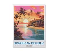 Jigsaw Puzzle 1500 Piece，Dominican Republic Caribbean，Paper Jigsaw Puzzle for Kids Adult, Puzzle Game Toys Gift for Wall Decoration（57x87cm）-EH92