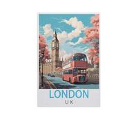 Jigsaw Puzzle 1500 Piece，London U K，Classic Puzzle DIY Kit Paper Toy Unique Gift Home Decor（57x87cm）-FV98