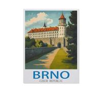 Jigsaw Puzzle 1500 Pieces，Brno Czech Republic，Paper Children Toys Decompression Game（57x87cm）-FC99