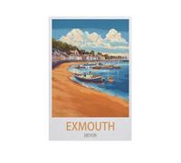 Jigsaw Puzzle 1500 Pieces，Exmouth Devon，Wood Children Toys Decompression Game（57x87cm）-FX99