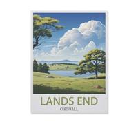 Jigsaw Puzzle 1500 Pieces for Adults，Land's End Cornwall，Teens Boys Girls Puzzles Premium Quality Fun Family Challenging Puzzles for Birthday（57x87cm）-FJ30