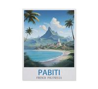 Jigsaw Puzzle 1500 Pieces for Adults，Pabiti French Polynesia，Teens Boys Girls Puzzles Premium Quality Fun Family Challenging Puzzles for Birthday（57x87CM）-AR49