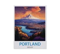 Jigsaw Puzzle 1500 Pieces for Adults，Portland Oregon，Large Puzzle Game Artwork for Adults Teens（57x87cm）-CO18