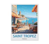 Jigsaw Puzzle 1500 Pieces for Adults，Saint Tropez France，Wood Puzzle - Unique Suitable for Teenagers and Adults（57x87CM）-T46
