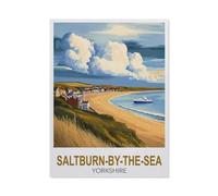 Jigsaw Puzzle 1500 Pieces for Adults，Saltburn by The Sea Yorkshire，Unique Suitable for Teenagers and Adults, Home Decoration（57x87cm）-FC25