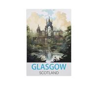 Jigsaw Puzzle 1500 Pieces，Glasgow Scotland，Wood Adult Toys Decompression Game（57x87cm）-FU24