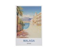 Jigsaw Puzzle 1500 Pieces，Malaga Spain，Paper Adult Toys Decompression Game（57x87cm）-FX24