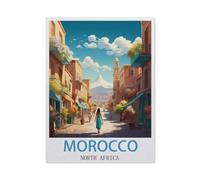 Jigsaw Puzzle 1500 Pieces，Morocco，Paper Children Toys Decompression Game（57x87cm）-EU98