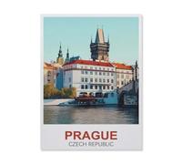 Jigsaw Puzzle 1500 Pieces，Prague Czech Republic，Wood Children Toys Decompression Game（57x87cm）-FD39