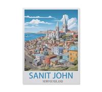 Jigsaw Puzzle 1500 Pieces，Saint John Newfoundland，Paper Adult Toys Decompression Game（57x87cm）-ET83
