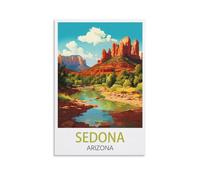 Jigsaw Puzzle 2000 Piece，Sedona Arizona Posters Puzzle 2000 Pieces Wood Puzzle Adult Children's Educational Toy Family Decompression Game 100x70cm