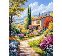 Jigsaw Puzzle 30 Pieces Beautiful Garden, Premium Jigsaws 30 Pieces for Adults & Teens, Precision Fit Thick Board, Ideal Gift for for Men & Women, Finished Size 25x20cm Flowers