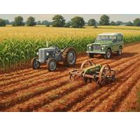 Jigsaw Puzzle 30 Pieces Cornfield, Premium Jigsaws 30 Pieces for Adults & Teens, Precision Fit Thick Board, Ideal Gift for for Men & Women, Finished Size 25x20cm Plants