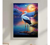 Jigsaw Puzzle 30 Pieces Night Scene, Premium Jigsaws 30 Pieces for Adults & Teens, Precision Fit Thick Board, Ideal Gift for for Men & Women, Finished Size 25x20cm Birds