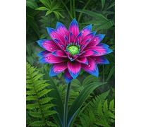 Jigsaw Puzzle 30 Pieces Plants, Premium Jigsaws 30 Pieces for Adults & Teens, Precision Fit Thick Board, Ideal Gift for for Men & Women, Finished Size 25x20cm Flowers