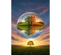 Jigsaw Puzzle 30 Pieces Seasons, Premium Jigsaws 30 Pieces for Adults & Teens, Precision Fit Thick Board, Ideal Gift for for Men & Women, Finished Size 25x20cm Dewdrops