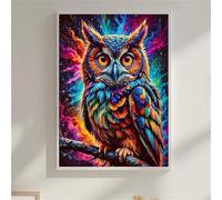 Jigsaw Puzzle 4000 Pieces Owl, Premium Jigsaws 4000 Pieces for Adults & Teens, Precision Fit Thick Board, Ideal Gift for for Men & Women, Finished Size 141x87cm Colored Animal