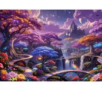 Jigsaw Puzzle 4000 Pieces Tree of Life, Premium Jigsaws 4000 Pieces for Adults & Teens, Precision Fit Thick Board, Ideal Gift for for Men & Women, Finished Size 141x87cm Flowers