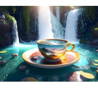 Jigsaw Puzzle 5000 Pieces Landscape, Premium Jigsaws 5000 Pieces for Adults & Teens, Precision Fit Thick Board, Ideal Gift for for Men & Women, Finished Size 156x105cm Mug