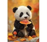 Jigsaw Puzzle 700 Pieces Mushrooms, Premium Jigsaws 700 Pieces for Adults & Teens, Precision Fit Thick Board, Ideal Gift for for Men & Women, Finished Size 52x38cm Pandas