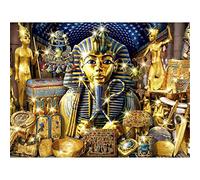 Jigsaw Puzzle Adultes Enfants 2000 Pièces | Puzzles de Trésor égyptien antique Grand jeu de Puzzle pour Adultes Adolescents Décor à la Maison Divertissement Jouets 70X100cm（27.55 * 39.37inch）