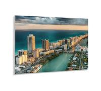 Jigsaw Puzzle de Papier De 1000 Pièces，Miami Beach Floride，Adulte Jeu pour Enfants Jouet Éducatif（50x70cm）-158
