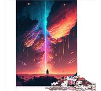 Jigsaw Puzzle for Kids Looking at The Stars 1000 Pieces Jigsaw Puzzles for Adults Puzzles Premium 100% Recycled Board for Adults & Kids Age 12 Years Up A Work of Art （26x38cm）