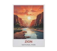 Jigsaw Puzzle，Parc National de Zion，1000 Pièces Puzzle Drôle en Papier pour Adultes 1000 Pièces, Est pour Les Amis Et La Famille（50x70cm）-IB45