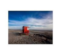 Jigsaw Puzzle Picture,Borkum - Chariots de Plage,1000 Pièces Puzzles Ronds - Jeux Éducatifs Jouets Joli Cadeau Assemblage Puzzles pour Adultes(75x50cm)-AR69