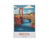 Jigsaw Puzzle Picture,Bristol, Angleterre,1000 Pièces Puzzles Ronds - Jeux Éducatifs Jouets Joli Cadeau Assemblage Puzzles pour Adultes(38x26cm)-FY61