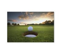 Jigsaw Puzzle Picture,Golf sur Herbe,1000 Pièces Puzzles Ronds - Jeux Éducatifs Jouets Joli Cadeau Assemblage Puzzles pour Adultes(52x38cm)-A85