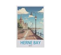 Jigsaw Puzzle Picture,Herne Bay Kent,1000 Pièces Puzzles Ronds - Jeux Éducatifs Jouets Joli Cadeau Assemblage Puzzles pour Adultes(50x70cm)-N5