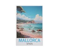 Jigsaw Puzzle Picture,Mallorca Espagne,1000 Pièces Puzzles Ronds - Jeux Éducatifs Jouets Joli Cadeau Assemblage Puzzles pour Adultes(75x50cm)-FQ61