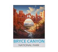 Jigsaw Puzzle Picture，Parc National de Bryce Canyon，1000 Pièces Puzzles Ronds - Jeux Éducatifs Jouets Joli Cadeau Assemblage Puzzles pour Adultes（50x70cm）-M35