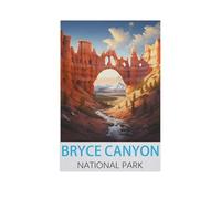 Jigsaw Puzzle Picture，Parc National de Bryce Canyon，1000 Pièces Puzzles Ronds - Jeux Éducatifs Jouets Joli Cadeau Assemblage Puzzles pour Adultes（75x50cm）-AM5