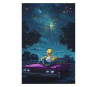 Jigsaw Puzzle| The Simpsons |1000 Piece Jigsaw Puzzle Game for Adults and Kids(26 * 38cm)