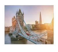 Jigsaw Puzzle，Tower Bridge de Londres，1000 Pièces Puzzle Drôle en Bois pour Adultes 1000 Pièces, Est pour Les Amis Et La Famille（75x50cm）-W43
