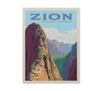 Jigsaw Puzzle，Zion，1000 Pièces Puzzle Drôle en Papier pour Adultes 1000 Pièces, Est pour Les Amis Et La Famille（38x26cm）-HO21