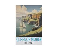 Jigsaw Puzzles 1000 Pieces，Cliffs of Moher Ireland，Paper Children Games Educational Toys（38x52cm）-FP83