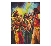 Jigsaw Puzzles 1000 Pieces for Adult,Stones,,Adults 1000 Piece Jigsaw Puzzle- Reggae Bob Marley,Paper Puzzle(26 * 38cm)