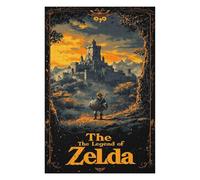 Jigsaw Puzzles 1000 Pieces for Adults Jigsaw Puzzles for Adults 1000 Piece Puzzle Educational Games ，The Legend of Zelda， Puzzle(26 * 38cm)