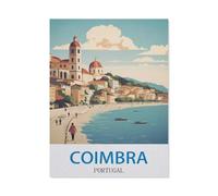Jigsaw Puzzles 1000 Pieces Paper Assembling Picture，Coimbra Portugal，Adults Games Educational Toys（50x70cm）-DY41
