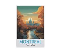 Jigsaw Puzzles 1000 Pieces Paper Assembling Picture，Montreal Canada，Adults Games Educational Toys（26x38cm）-FT82