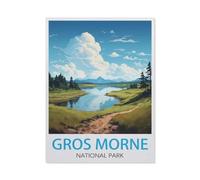 Jigsaw Puzzles 1000 Pieces Paper Assembling Picture，Travel Poster Gros Morne National Park，Adults Games Educational Toys（50x70cm）-AP81