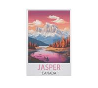 Jigsaw Puzzles 1000 Pieces Wood Assembling Picture，Jasper Canada，Adults Games Educational Toys（38x52cm）-FS62
